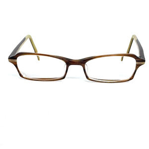 Prodesign Denmark 4621 5022 Brown Rectangular‎ Eyeglasses 50-17-130 H15496